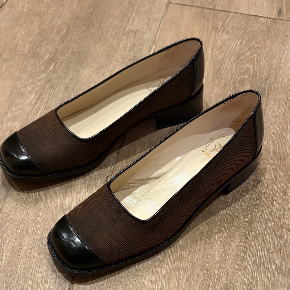 Joan & David Brown and Black Flats